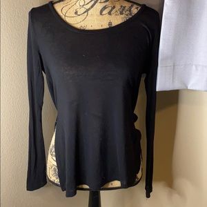 black long sleeve shirt
